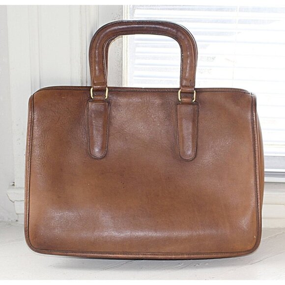Coach Vintage - Putty Slim Satchel 9430 Handbag 1970s/80s - 0001 Serial